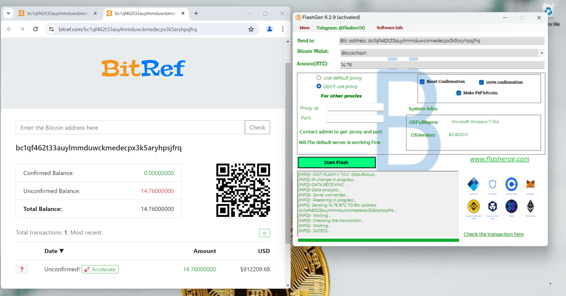 Flash Bitcoin Software